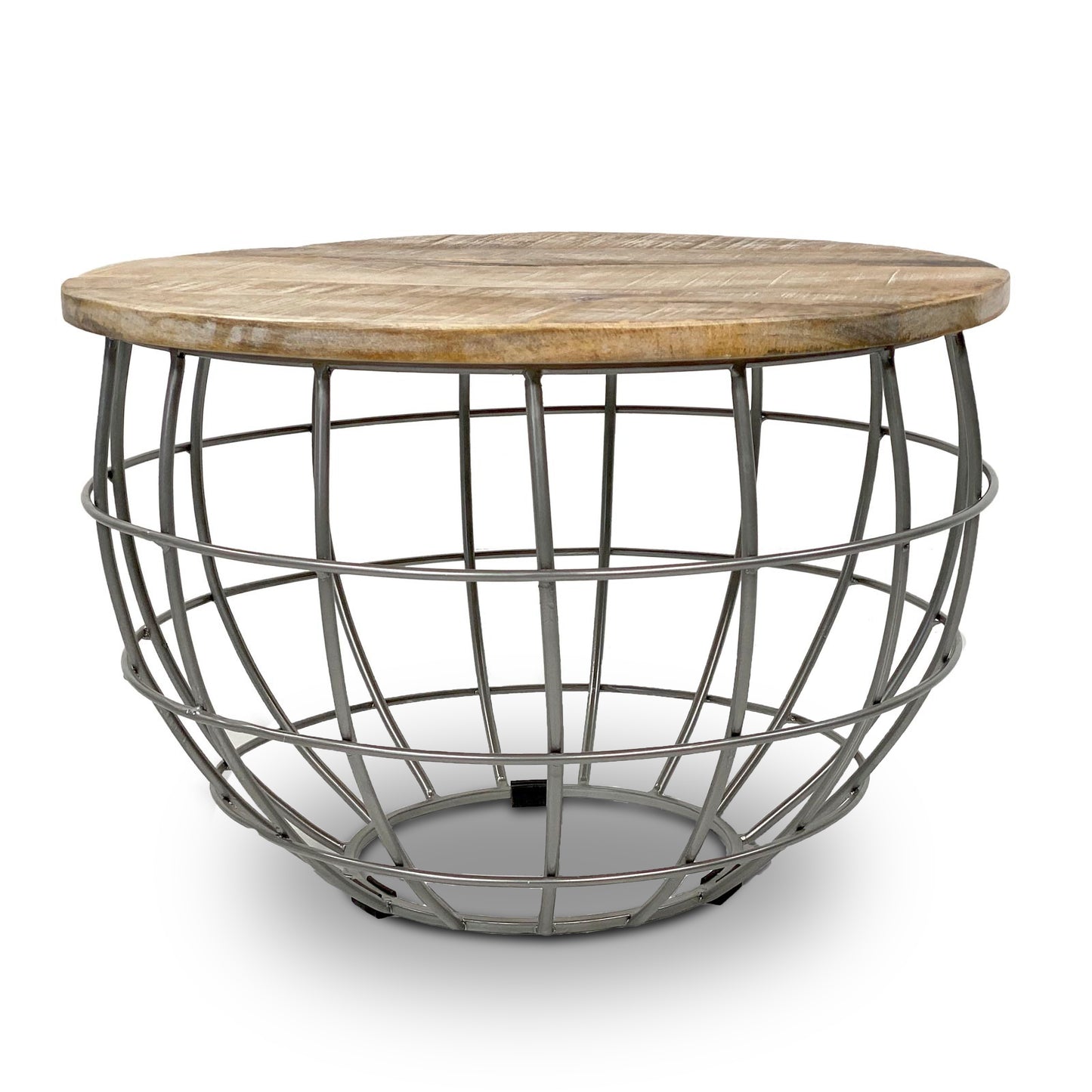 Couchtisch aus Massivholz | Beistelltisch Holz Rund Ø 50cm