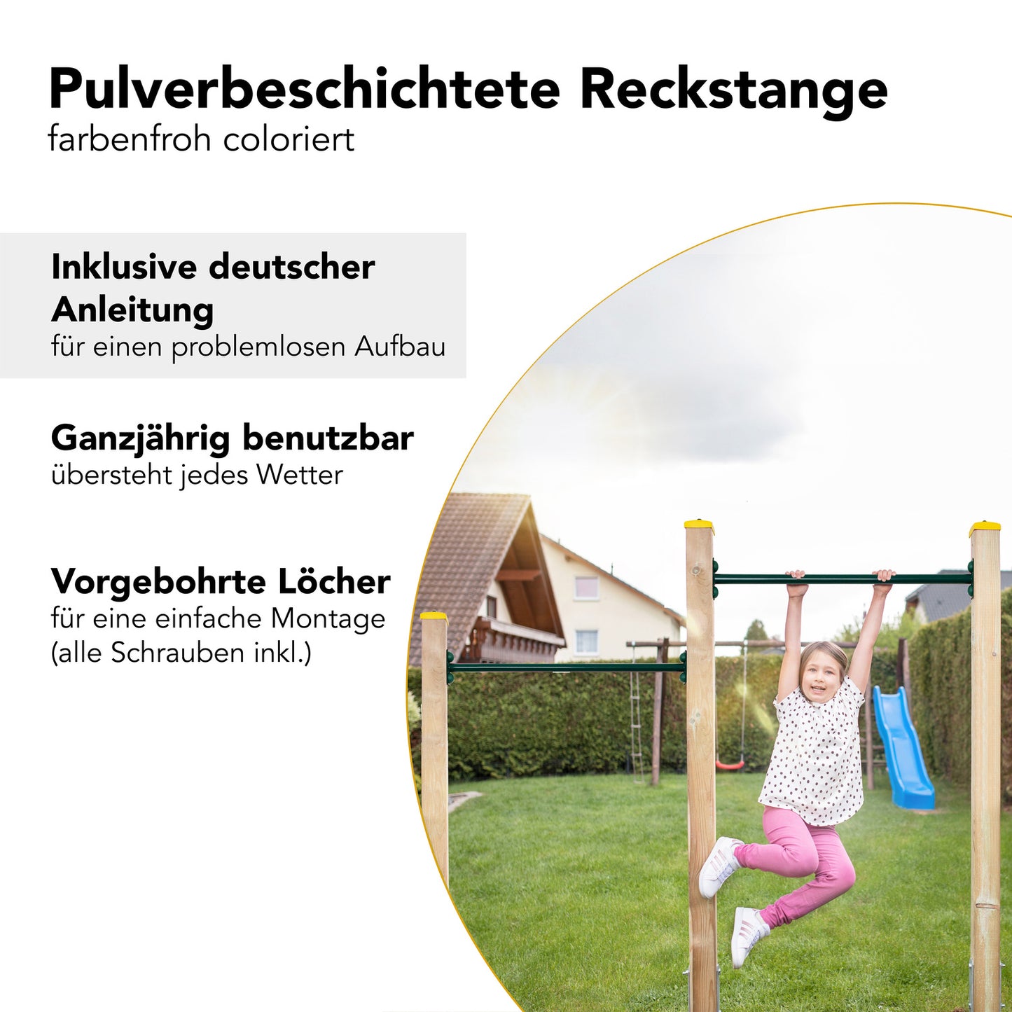Doppelreck Garten | ELYFLAIR® Reckstange