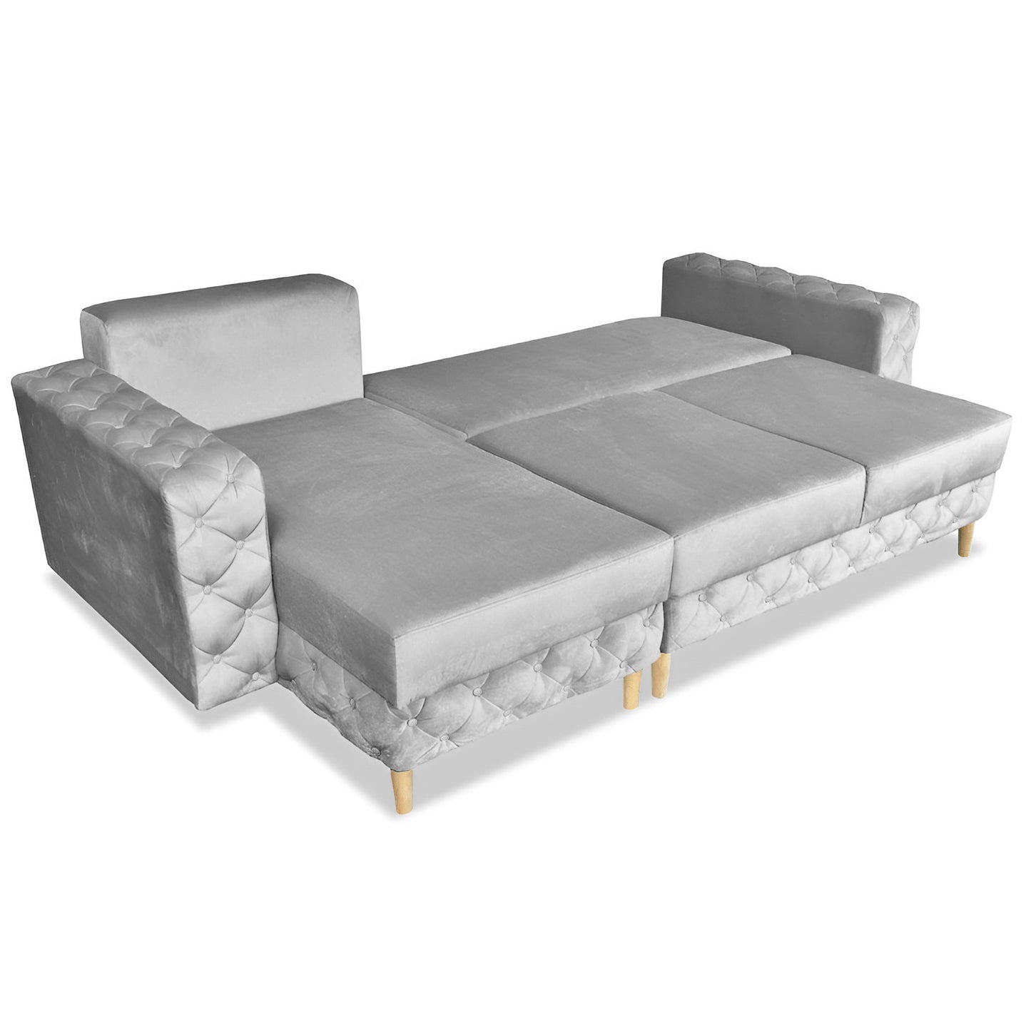 Chesterfield Ecksofa "Velora" mit Schlaffunktion | ELYFLAIR®