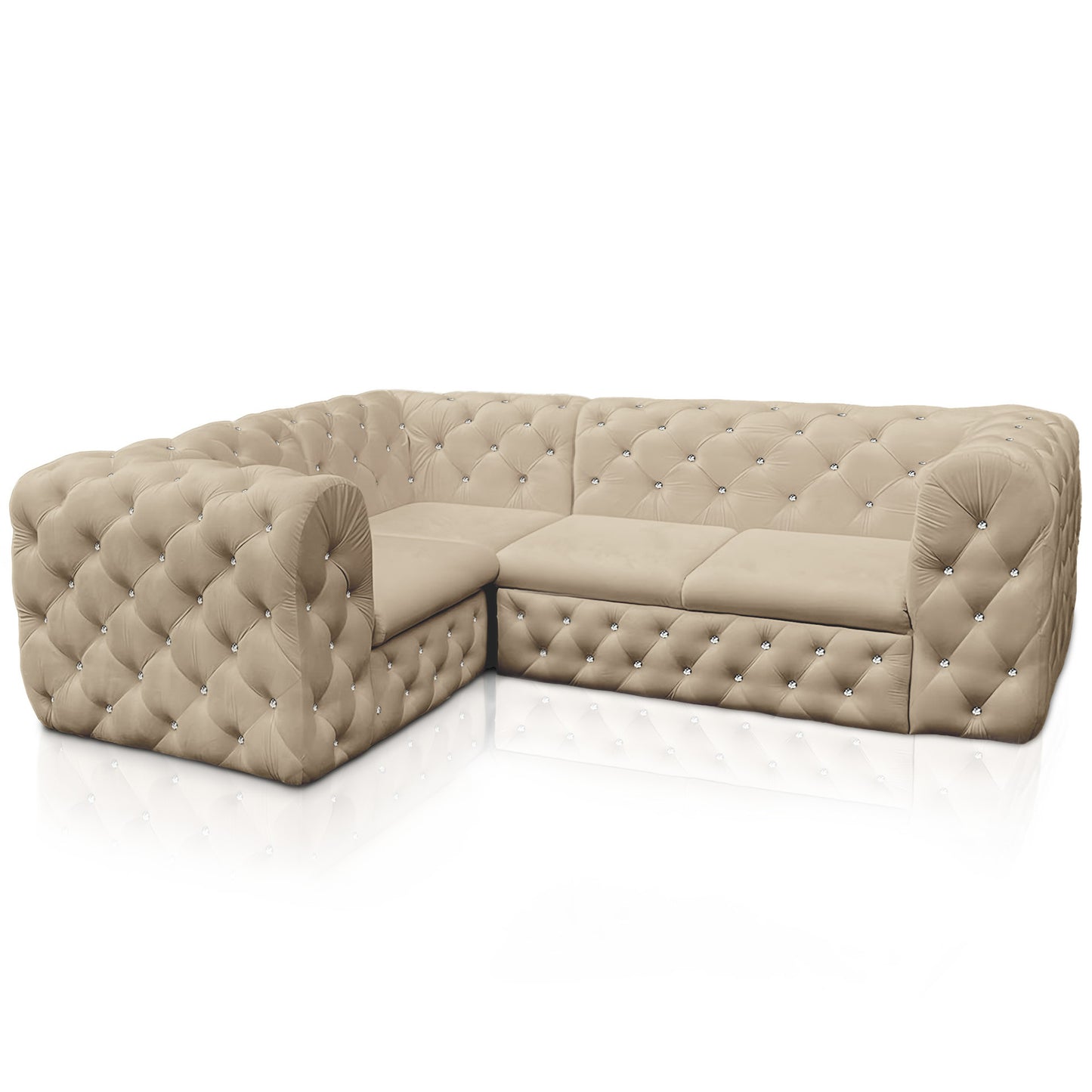 Chesterfield Ecksofa "Château Prestige" 2,50 x 1,90 | ELYFLAIR®