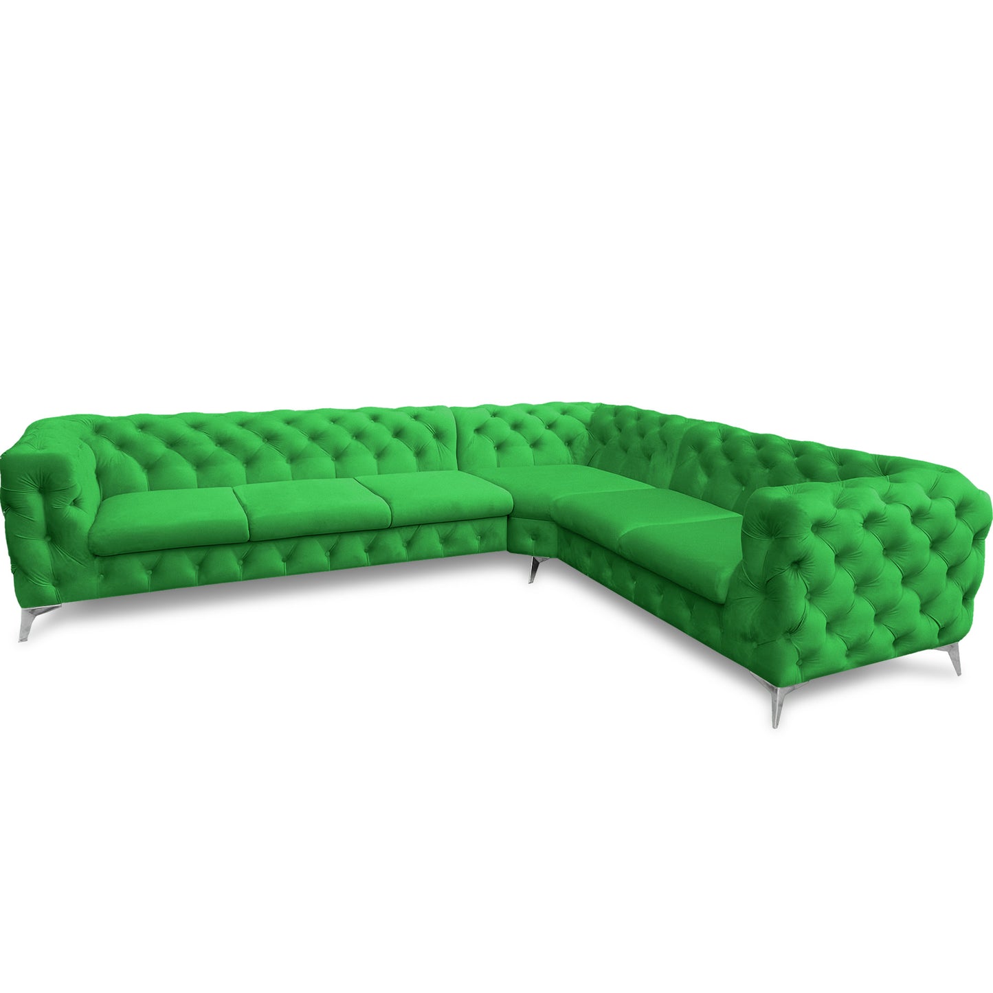 Chesterfield Ecksofa "Velvéria Royale" 323 x 262 cm | ELYFLAIR®
