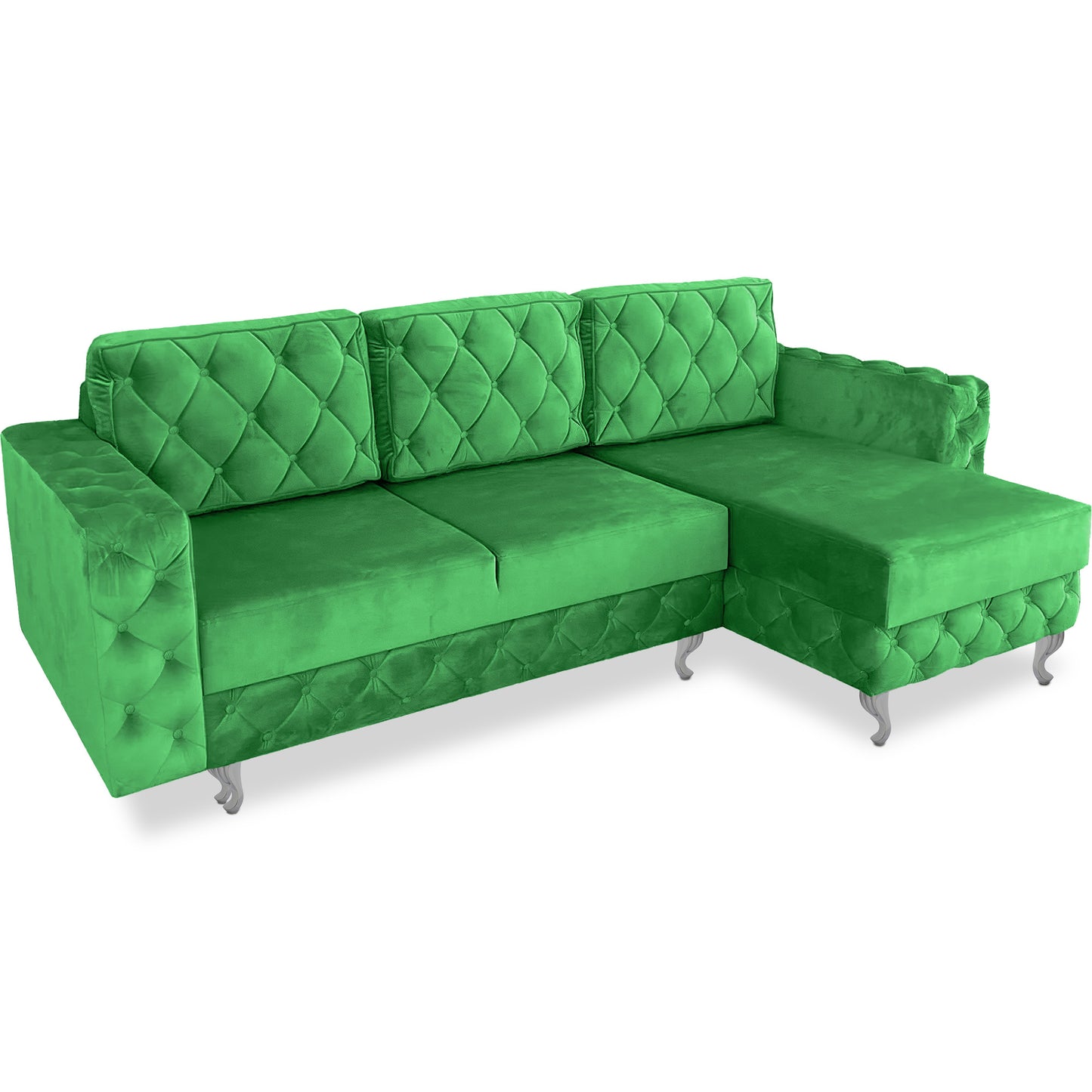 Chesterfield Ecksofa "Velora" mit Schlaffunktion | ELYFLAIR®