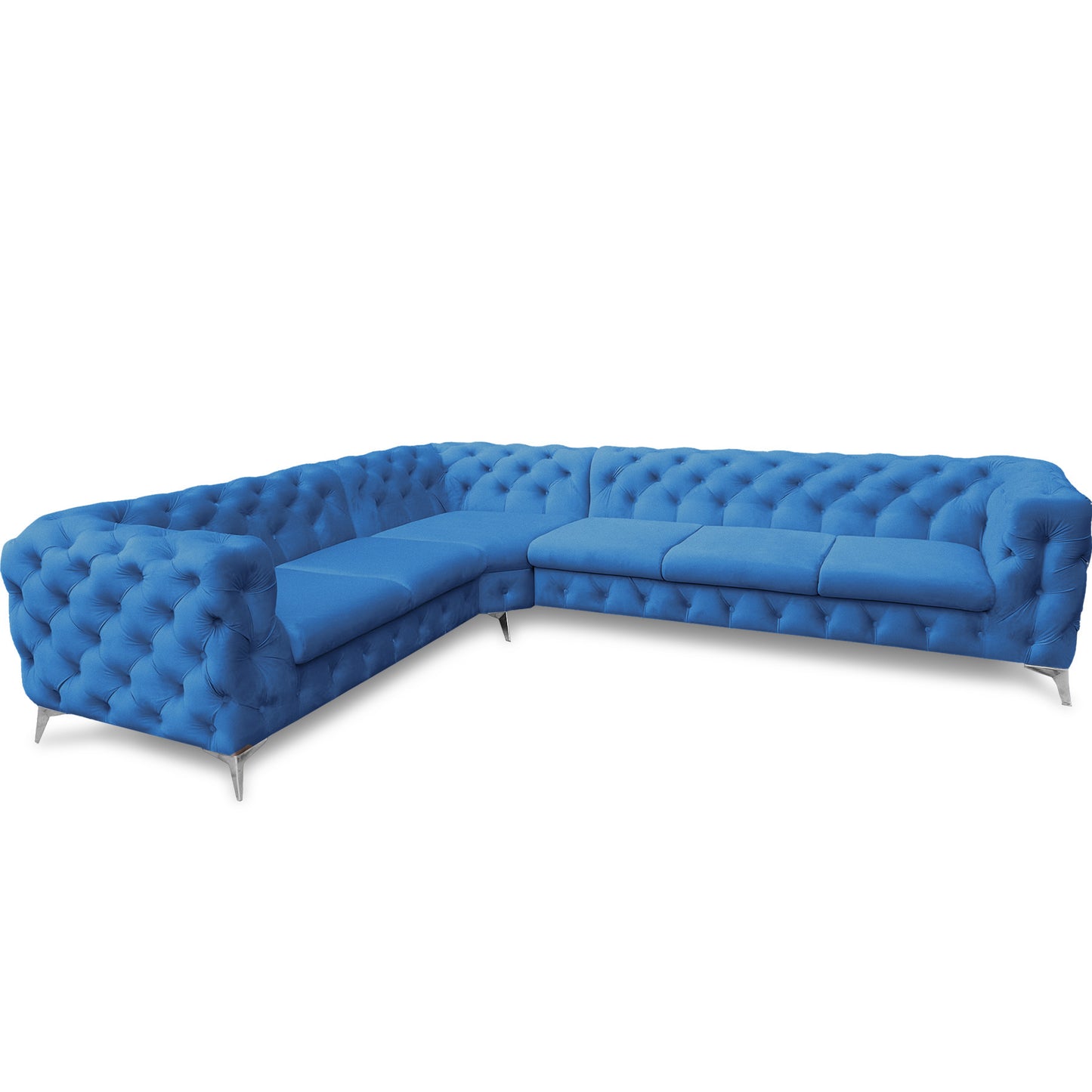 Chesterfield Ecksofa "Velvéria Royale" 323 x 262 cm | ELYFLAIR®