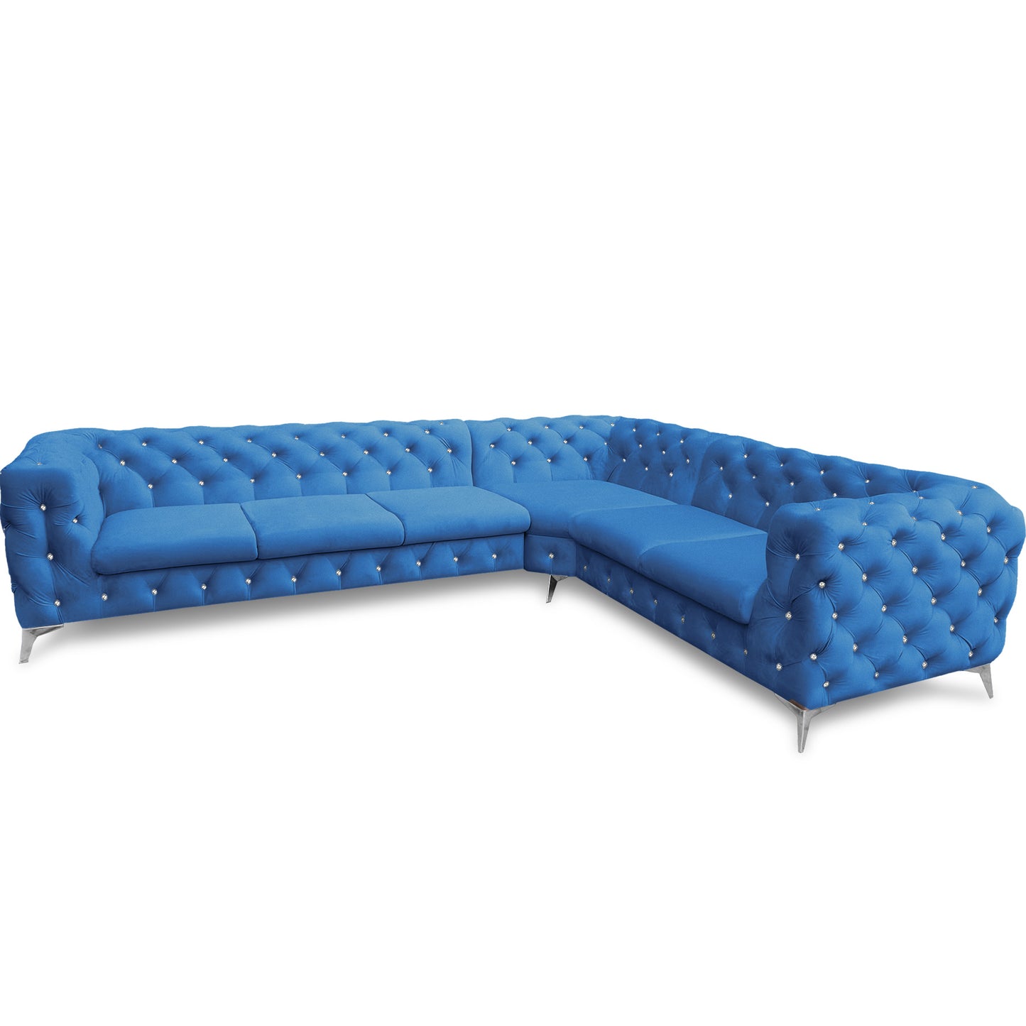 Chesterfield Ecksofa "Velvéria Royale" 323 x 262 cm | ELYFLAIR®