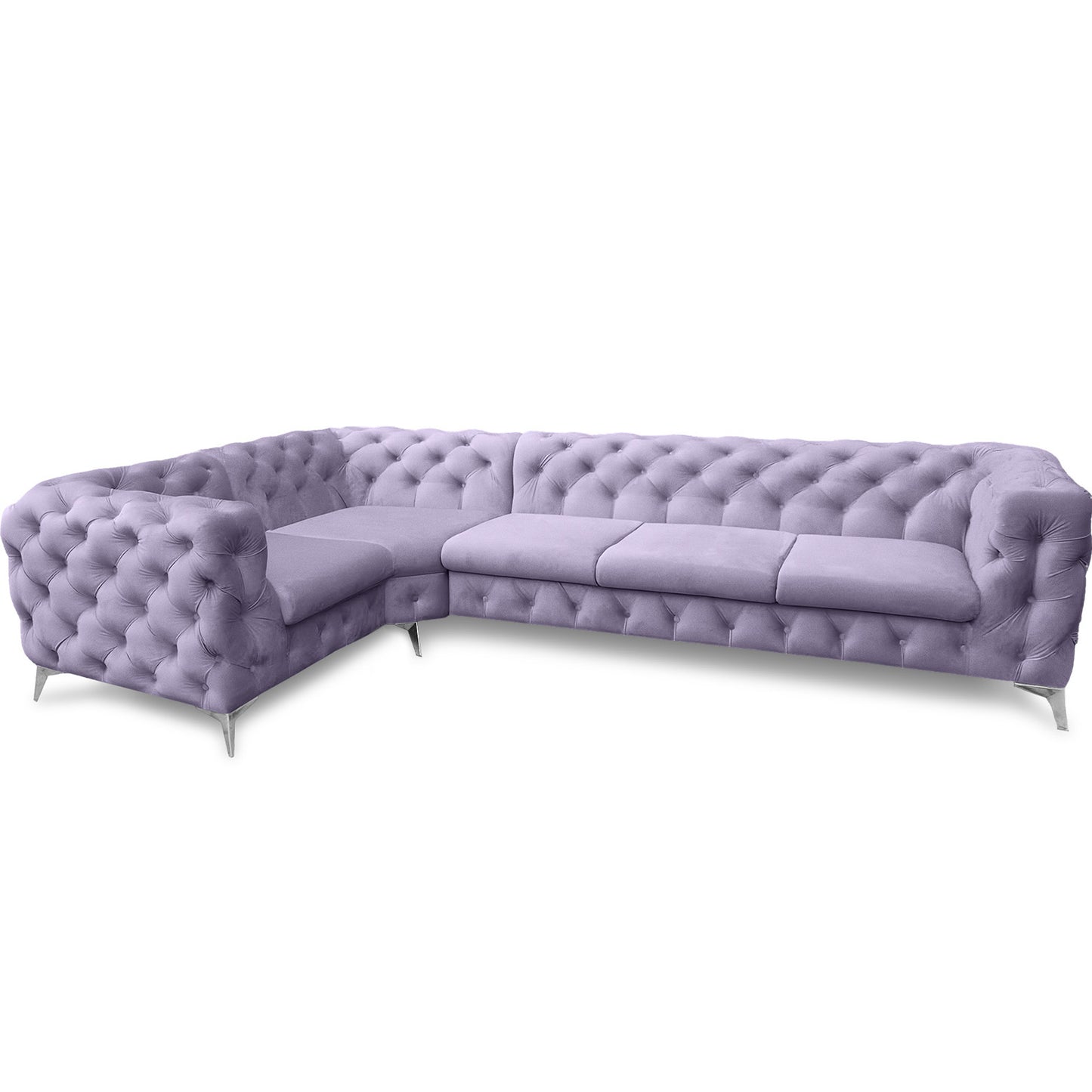 Chesterfield Ecksofa "Velvéria Royale" 323 x 202 cm | ELYFLAIR®