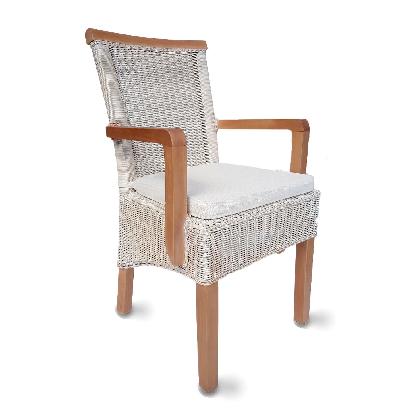 Rattan Esszimmerstuhl "Mirador" mit Armlehnen | ELYFLAIR®