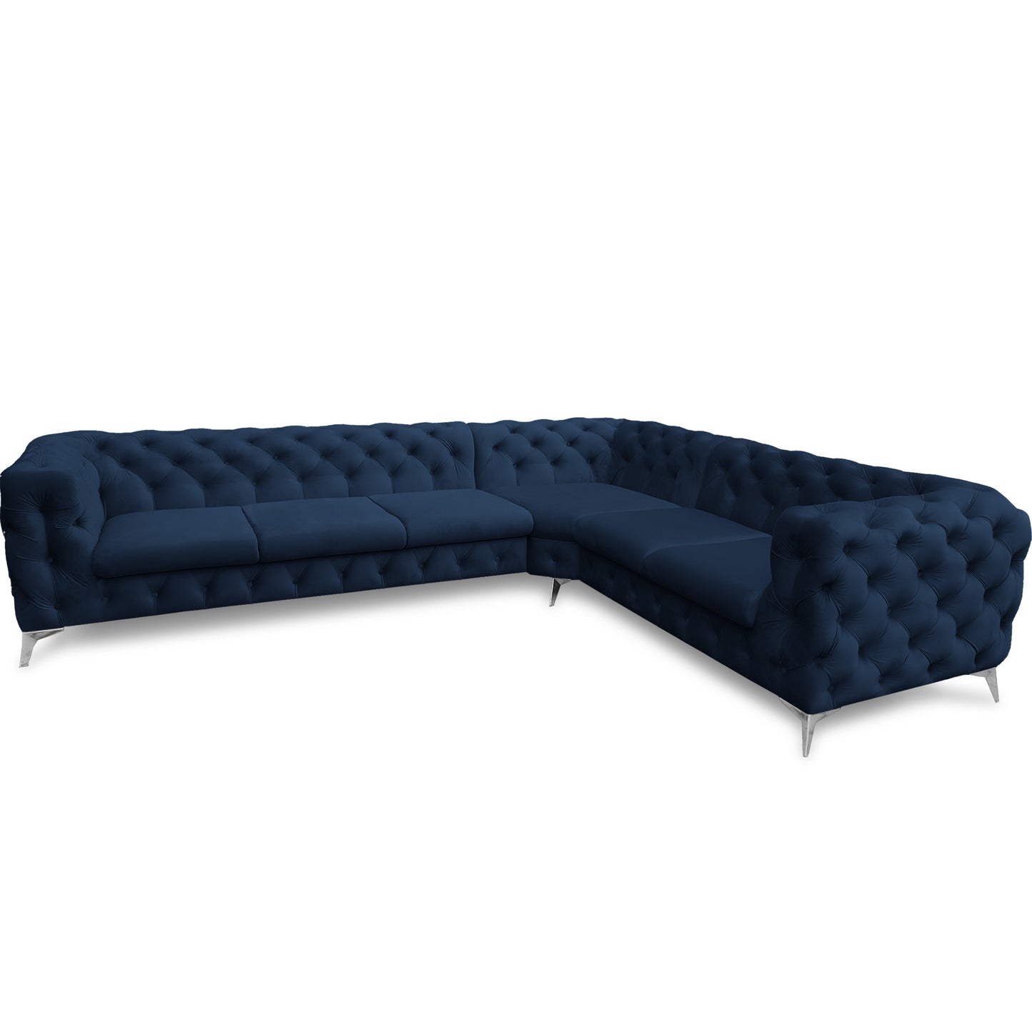 Chesterfield Ecksofa "Velvéria Royale" 323 x 262 cm | ELYFLAIR®