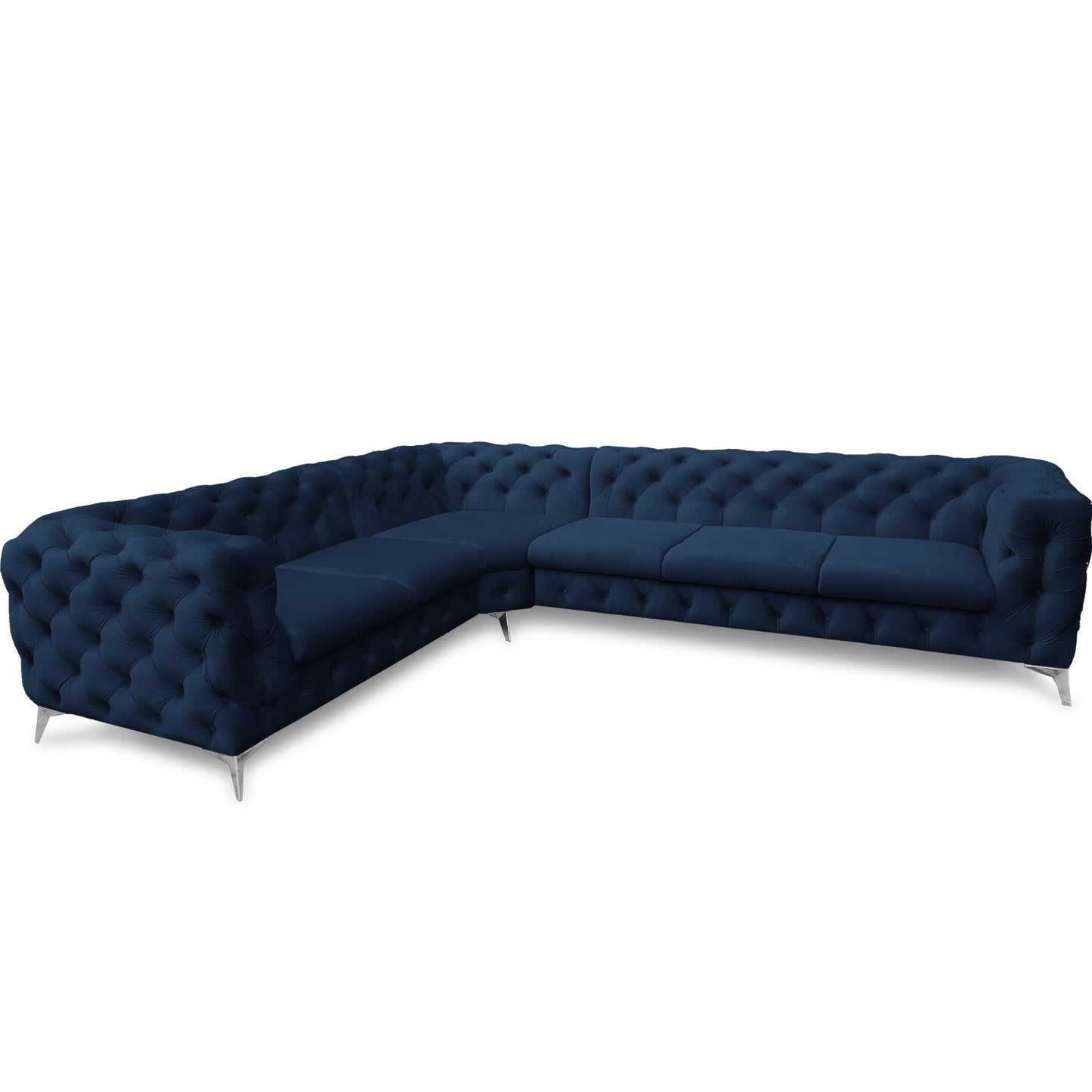 Chesterfield Ecksofa "Velvéria Royale" 323 x 262 cm | ELYFLAIR®
