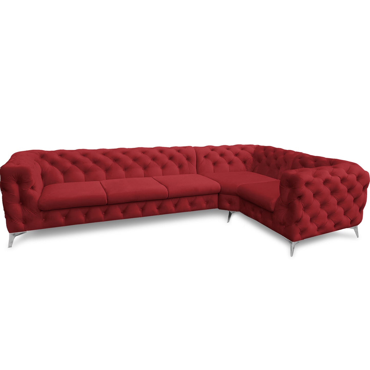 Chesterfield Ecksofa "Velvéria Royale" 323 x 202 cm | ELYFLAIR®