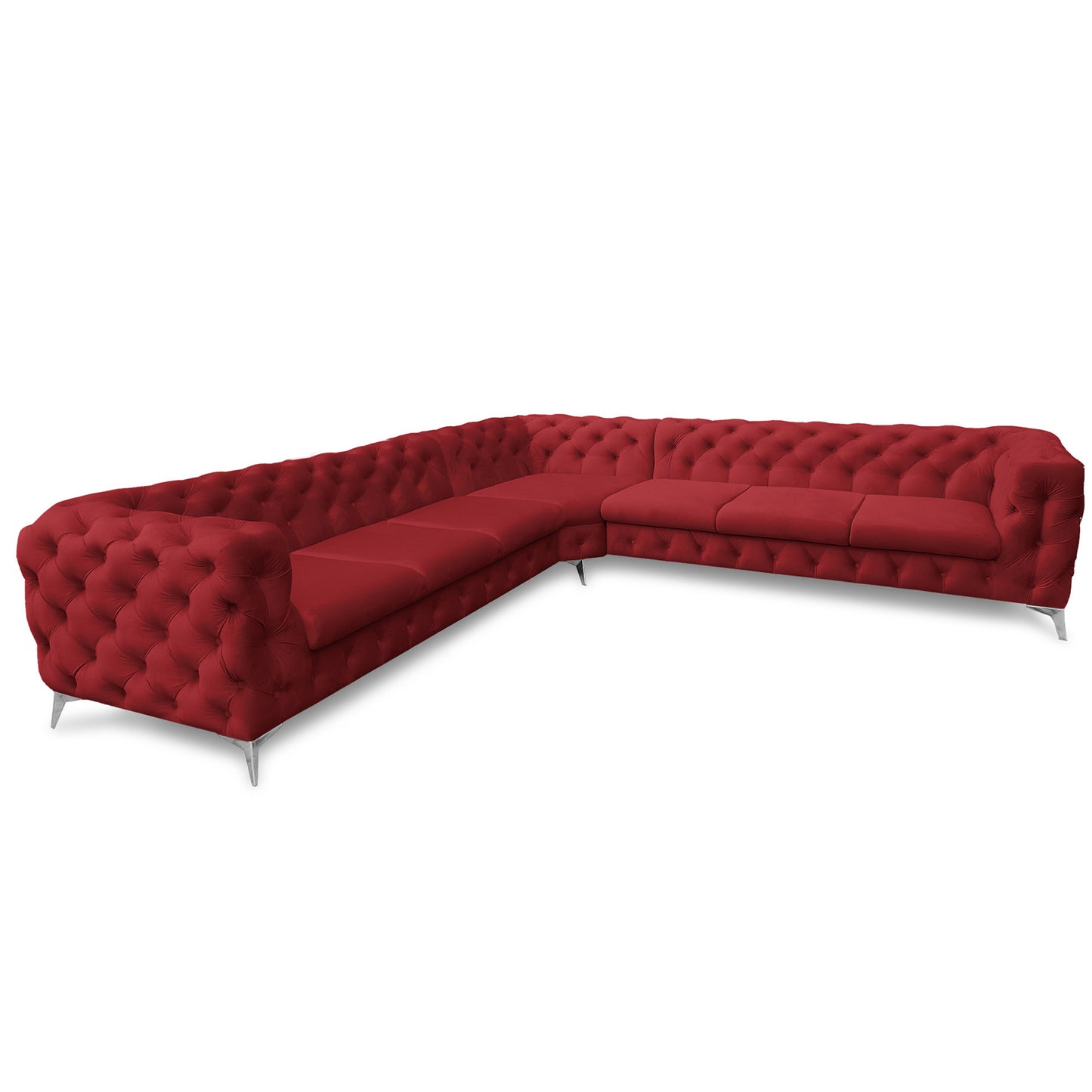 Chesterfield Ecksofa "Velvéria Royale" 323 x 323 cm | ELYFLAIR®