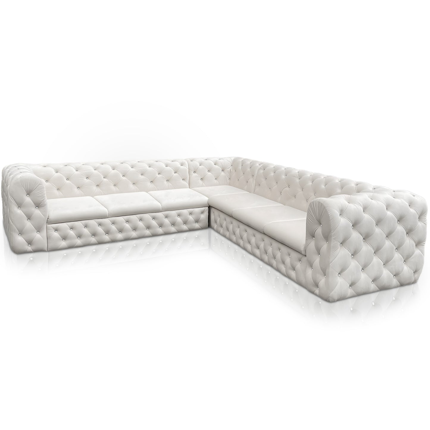 Chesterfield Ecksofa "Château Prestige" 3,11 x 3,11 | ELYFLAIR®