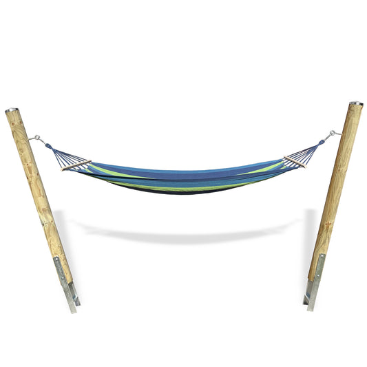 Hängematte mit Gestell für den Garten | ELYFLAIR®