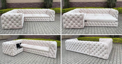 Chesterfield Ecksofa "Château Prestige" 3,11 x 1,90 | ELYFLAIR®