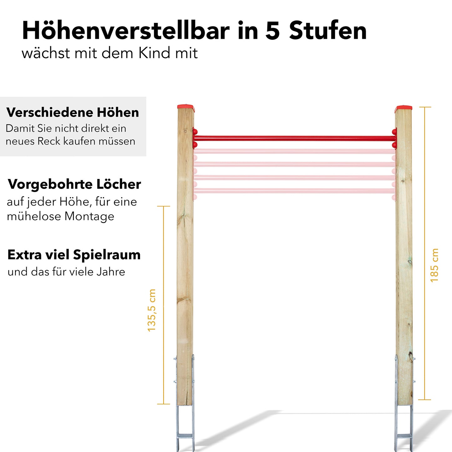 Turnreck Garten | ELYFLAIR® Reckstange