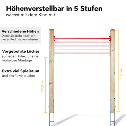 Turnreck Garten | ELYFLAIR® Reckstange