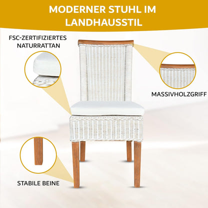 Rattan Esszimmerstuhl "Mirador" | ELYFLAIR®