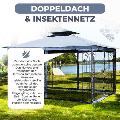 Gartenpavillon Wasserdicht | Wasserabweisend und Langlebig