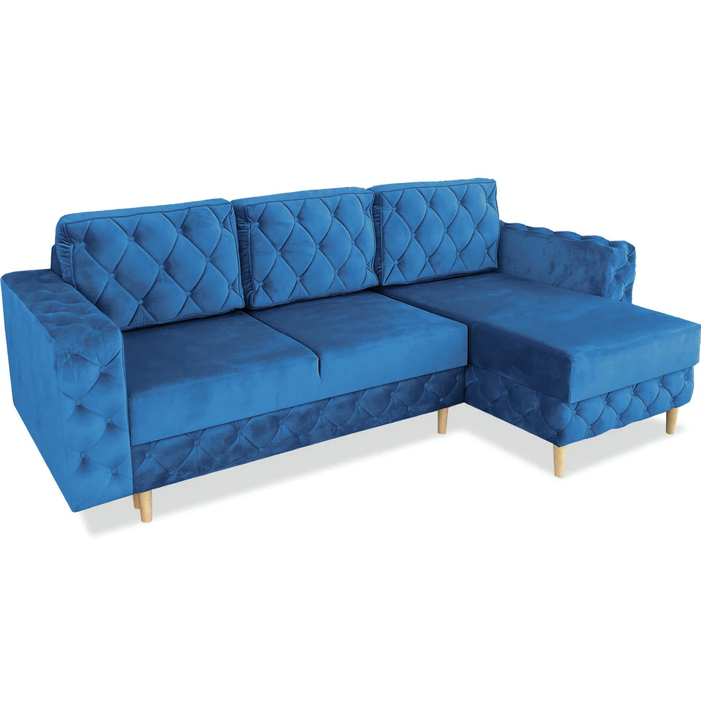 Chesterfield Ecksofa "Velora" mit Schlaffunktion | ELYFLAIR®