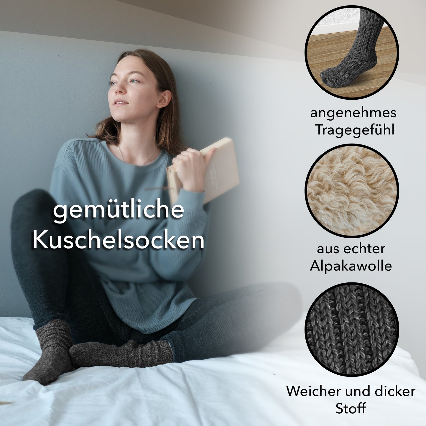 Alpaka Socken Extra Dick | SILKMARKS®