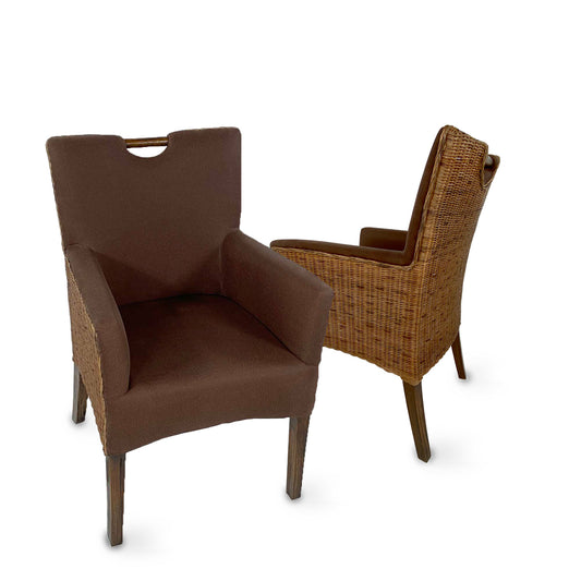 Rattan Esszimmerstuhl / Sessel "Torino" | ELYFLAIR®