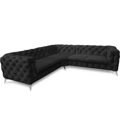 Chesterfield Ecksofa "Velvéria Royale" 262 x 262 cm | ELYFLAIR®