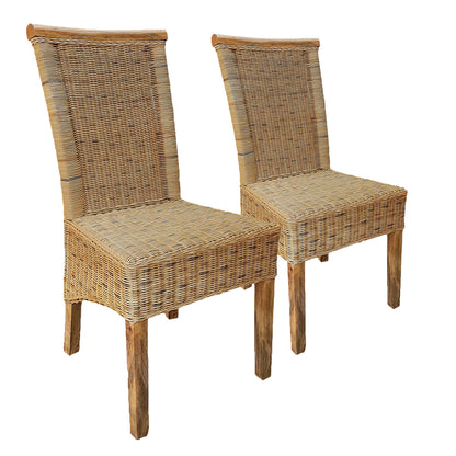 Rattan Esszimmerstuhl "Tobacco" | ELYFLAIR®