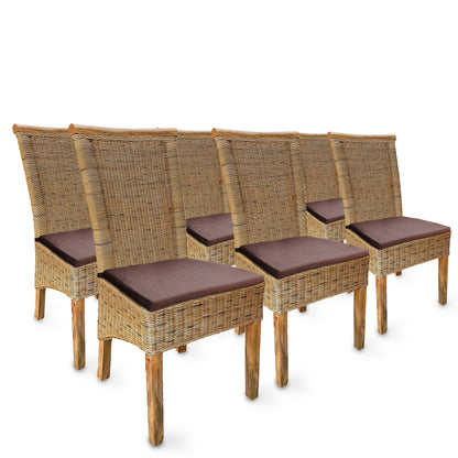 Rattan Esszimmerstuhl "Tobacco" | ELYFLAIR®