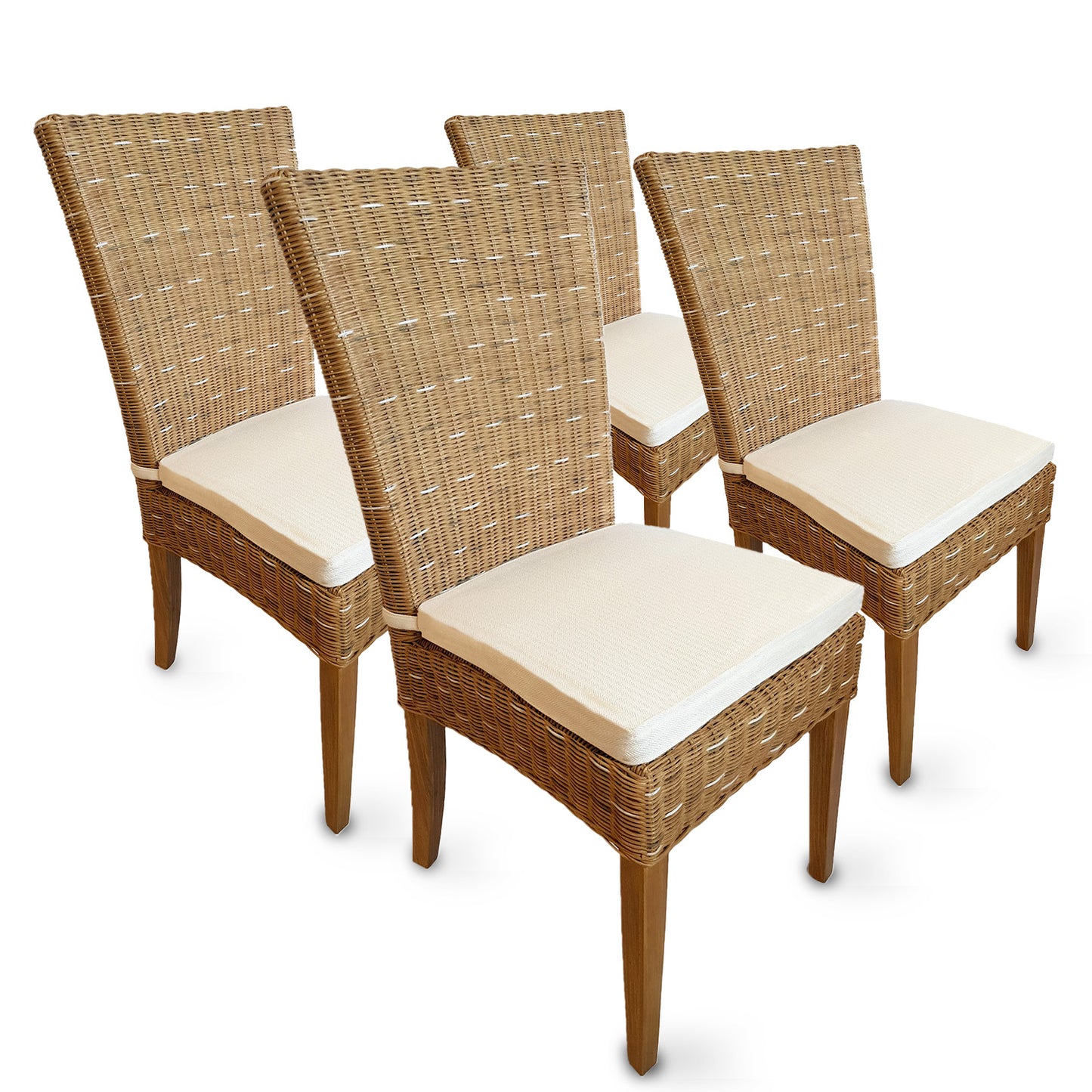 Rattan Esszimmerstuhl "Essentio" | ELYFLAIR®