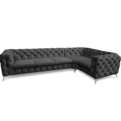 Chesterfield Ecksofa "Velvéria Royale" 323 x 202 cm | ELYFLAIR®