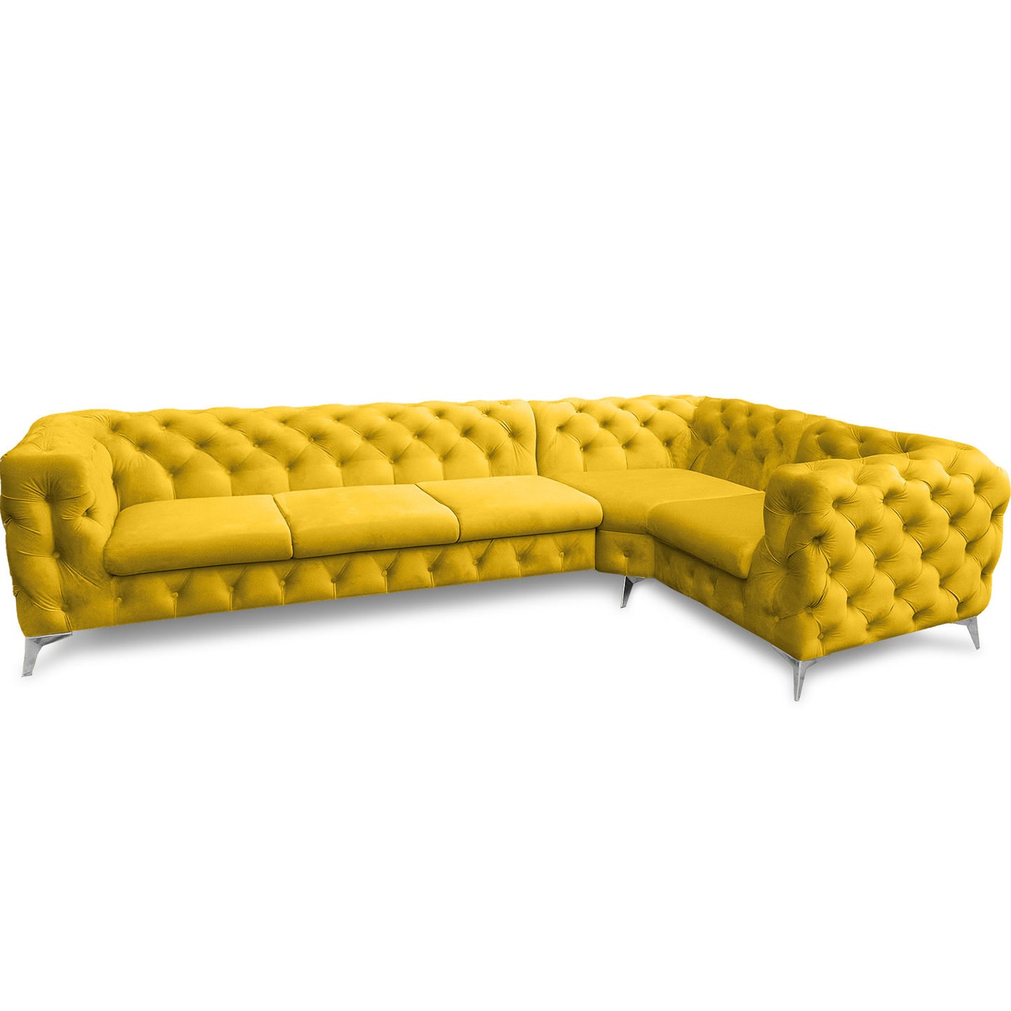 Chesterfield Ecksofa "Velvéria Royale" 323 x 202 cm | ELYFLAIR®