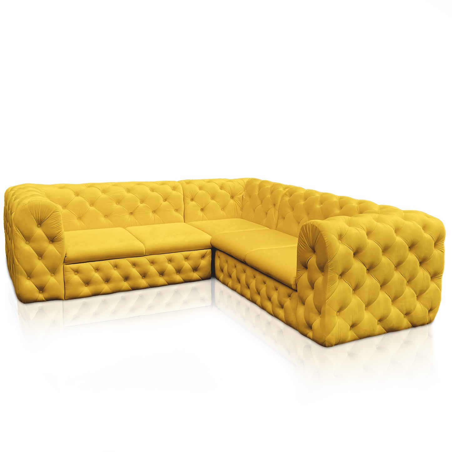 Chesterfield Ecksofa "Château Prestige" 2,50 x 2,50 | ELYFLAIR®