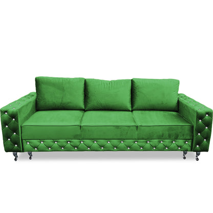 Designer Sofa "Valoran" - 3-Sitzer Sofa mit Schlaffunktion | ELYFLAIR®