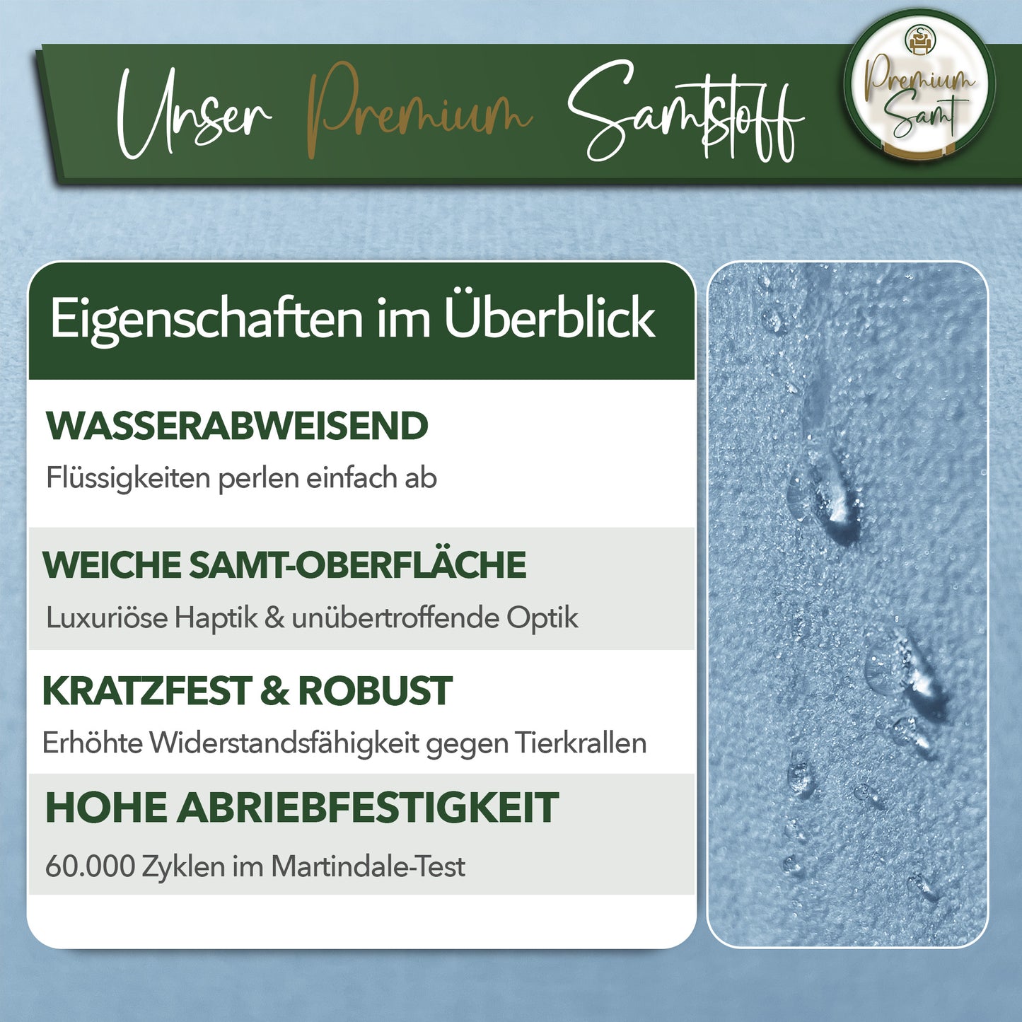 Samtstoff 2260, hellblau | 3m x 1,4m