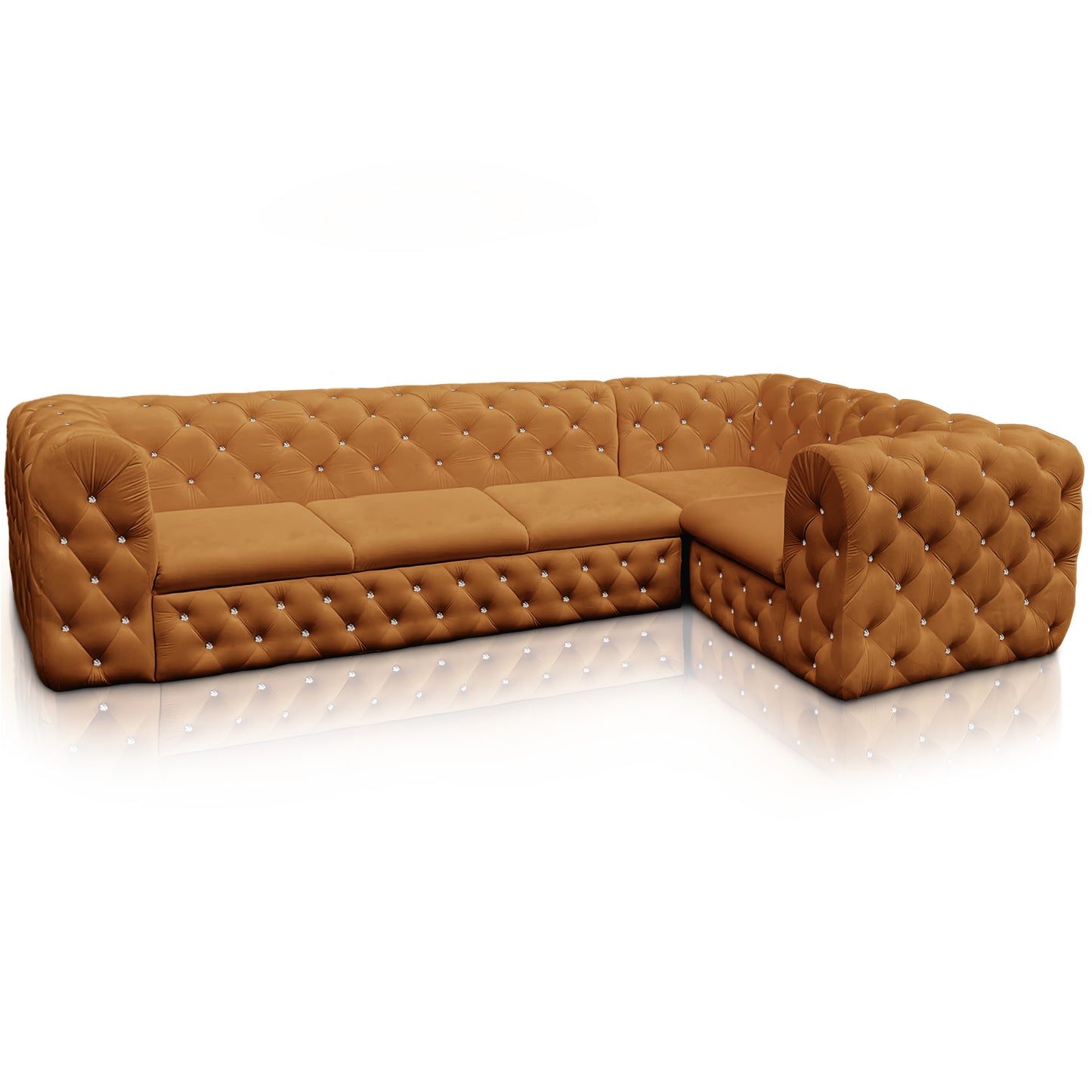 Chesterfield Ecksofa "Château Prestige" 3,11 x 1,90 | ELYFLAIR®