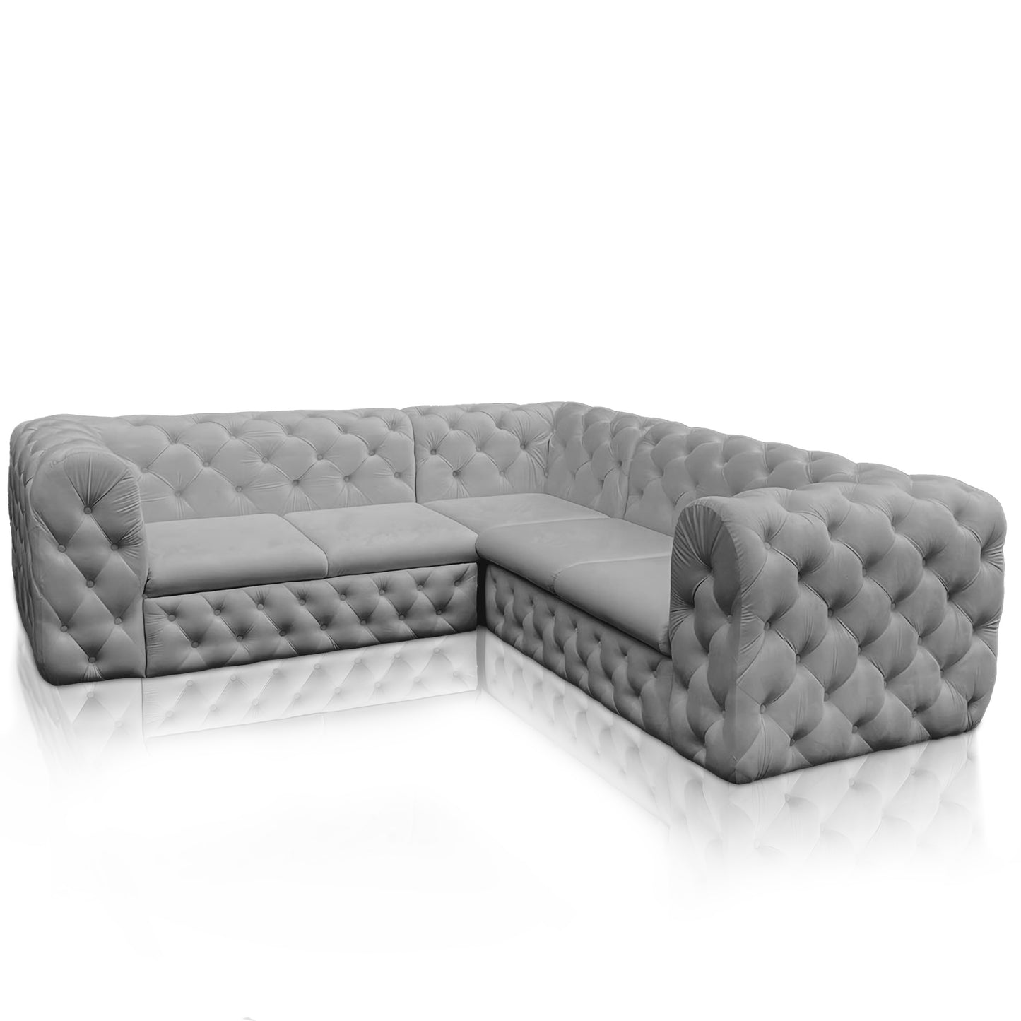 Chesterfield Ecksofa "Château Prestige" 2,50 x 2,50 | ELYFLAIR®