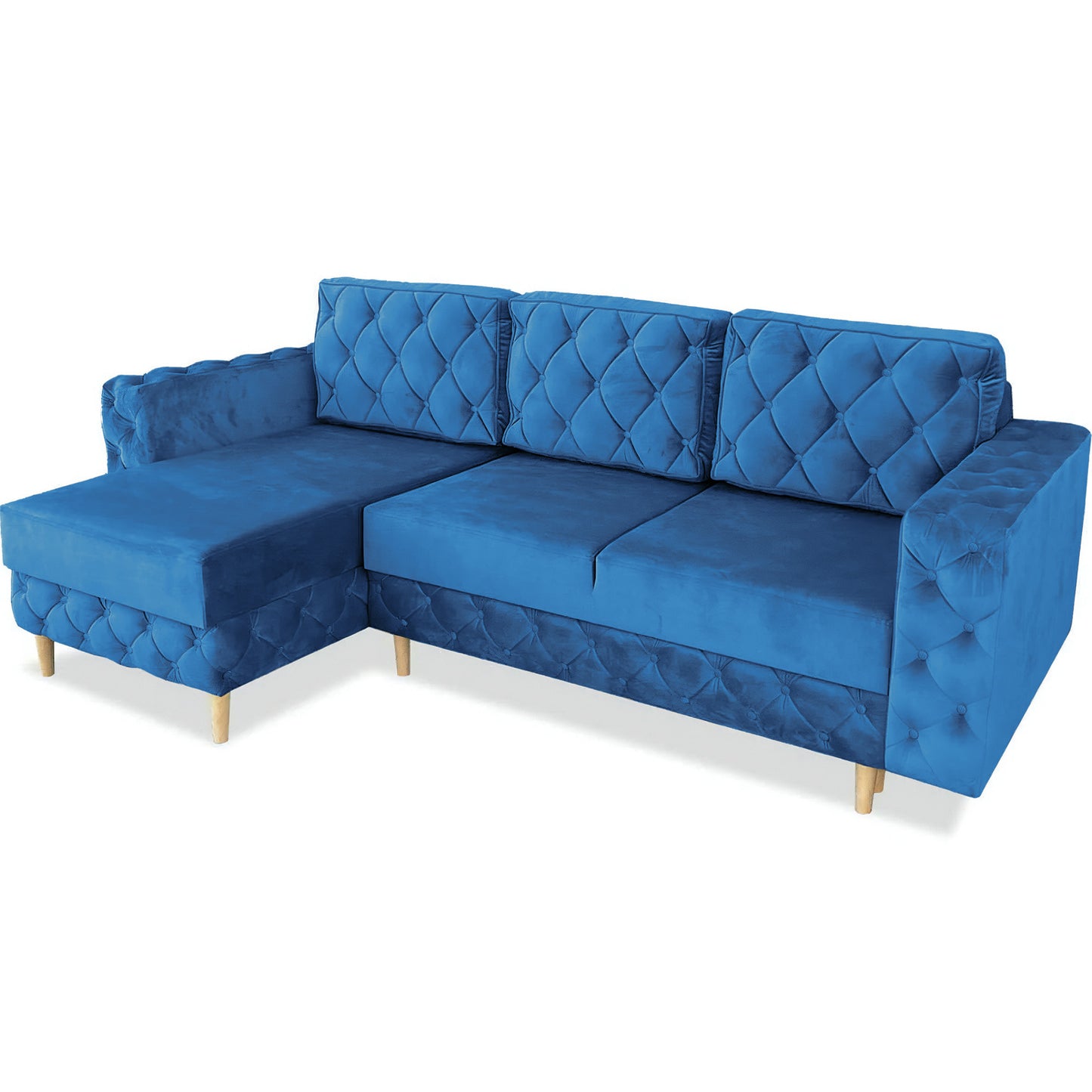 Chesterfield Ecksofa "Velora" mit Schlaffunktion | ELYFLAIR®