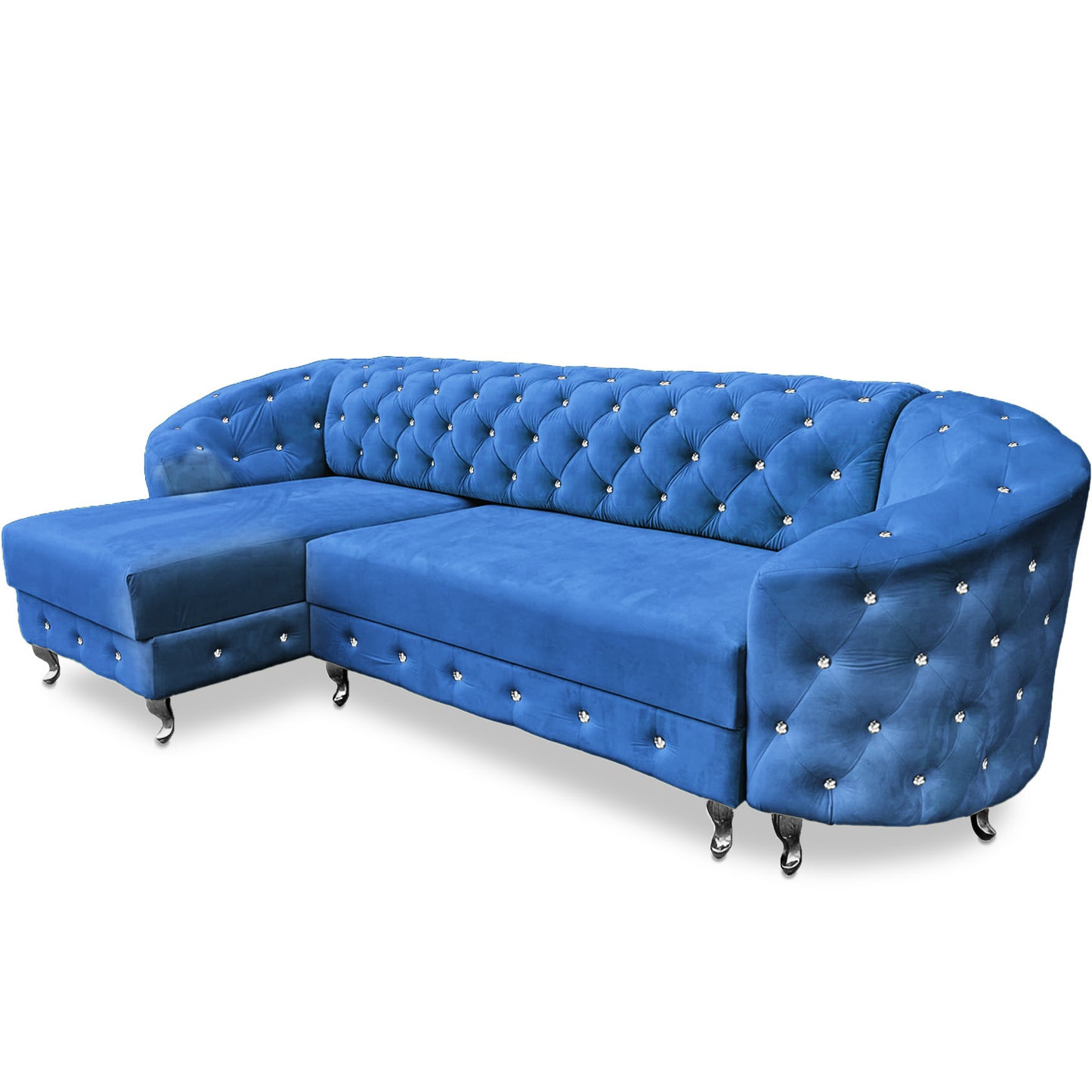 Chesterfield Ecksofa "Regalia" mit Schlaffunktion | ELYFLAIR