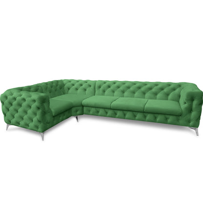 Chesterfield Ecksofa "Velvéria Royale" 323 x 202 cm | ELYFLAIR®