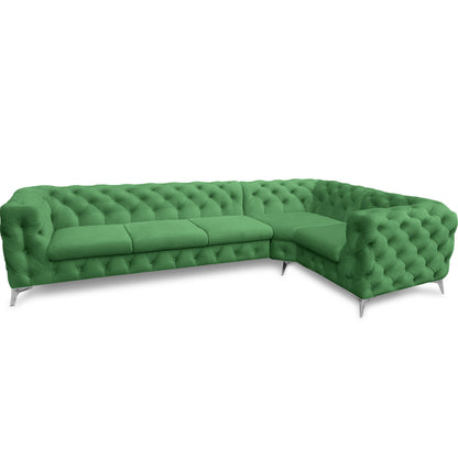 Chesterfield Ecksofa "Velvéria Royale" 323 x 202 cm | ELYFLAIR®