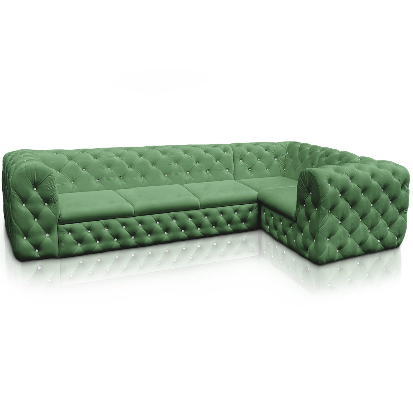 Chesterfield Ecksofa "Château Prestige" 3,11 x 1,90 | ELYFLAIR®