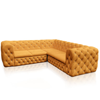 Chesterfield Ecksofa "Château Prestige" 2,50 x 2,50 | ELYFLAIR®