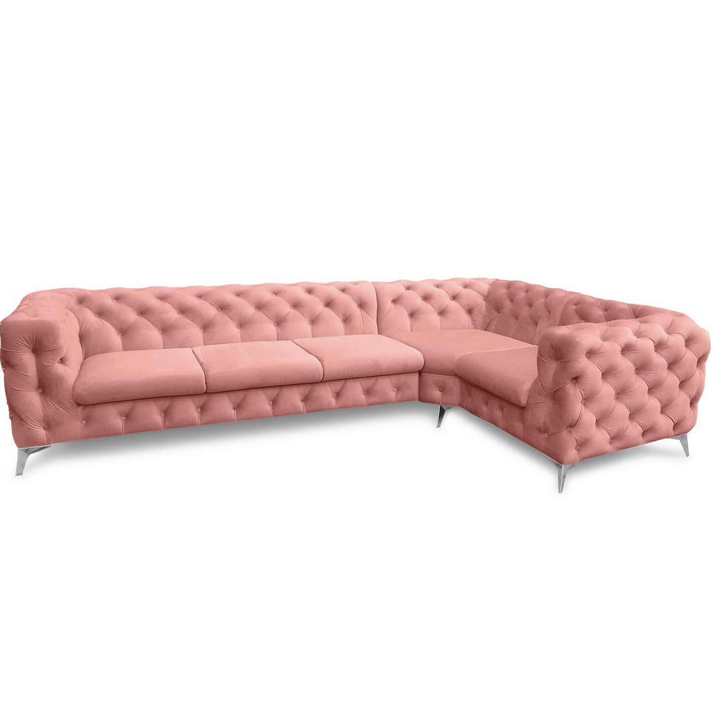 Chesterfield Ecksofa "Velvéria Royale" 323 x 202 cm | ELYFLAIR®