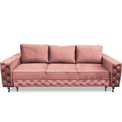 Designer Sofa "Valoran" - 3-Sitzer Sofa mit Schlaffunktion | ELYFLAIR®