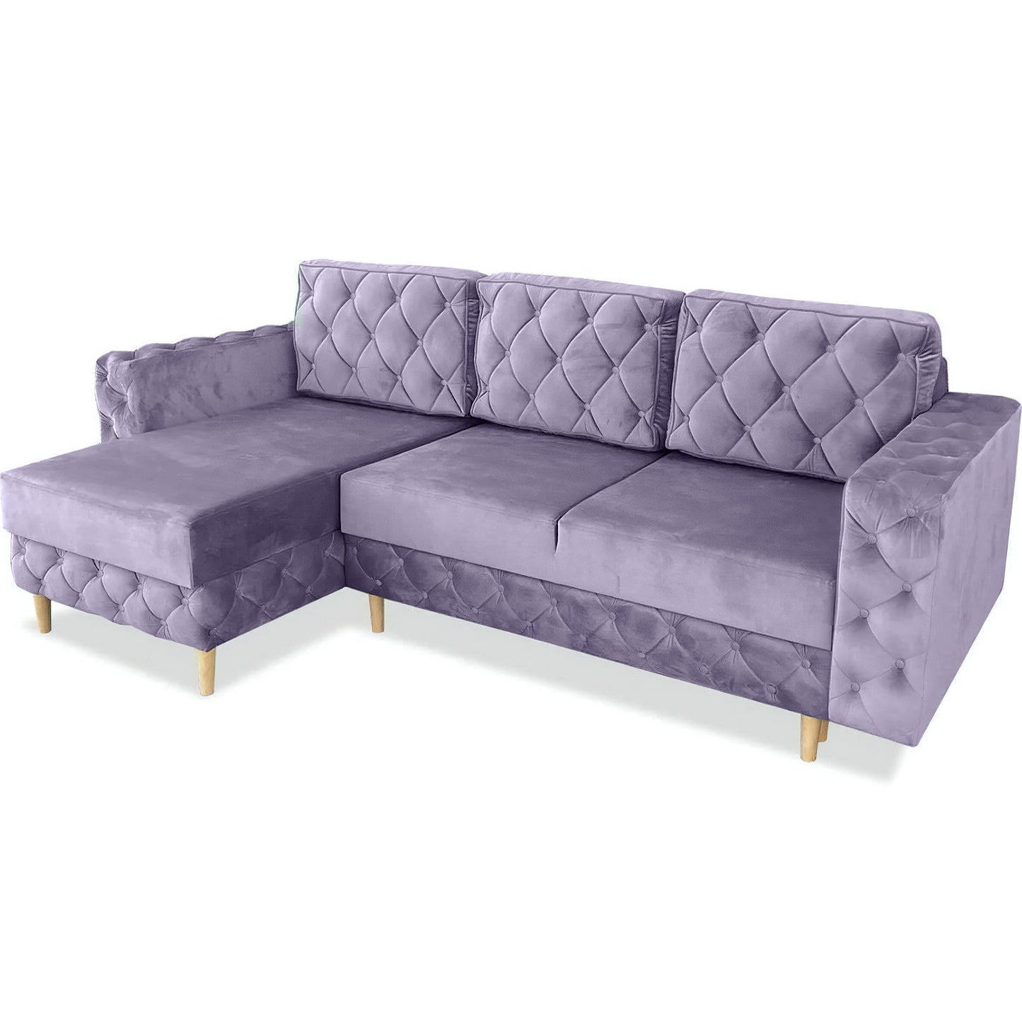 Chesterfield Ecksofa "Velora" mit Schlaffunktion | ELYFLAIR®