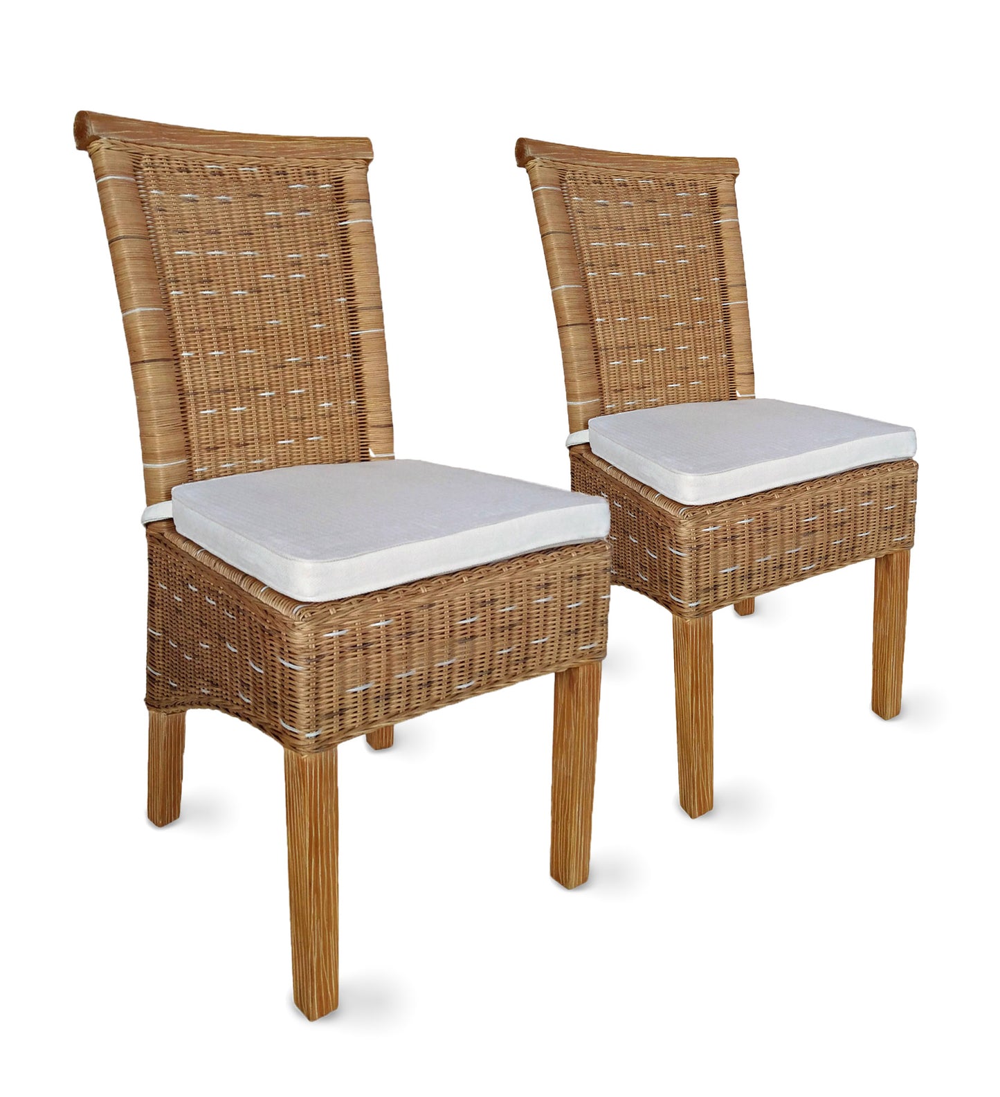 Rattan Esszimmerstuhl "Arvion" | ELYFLAIR®