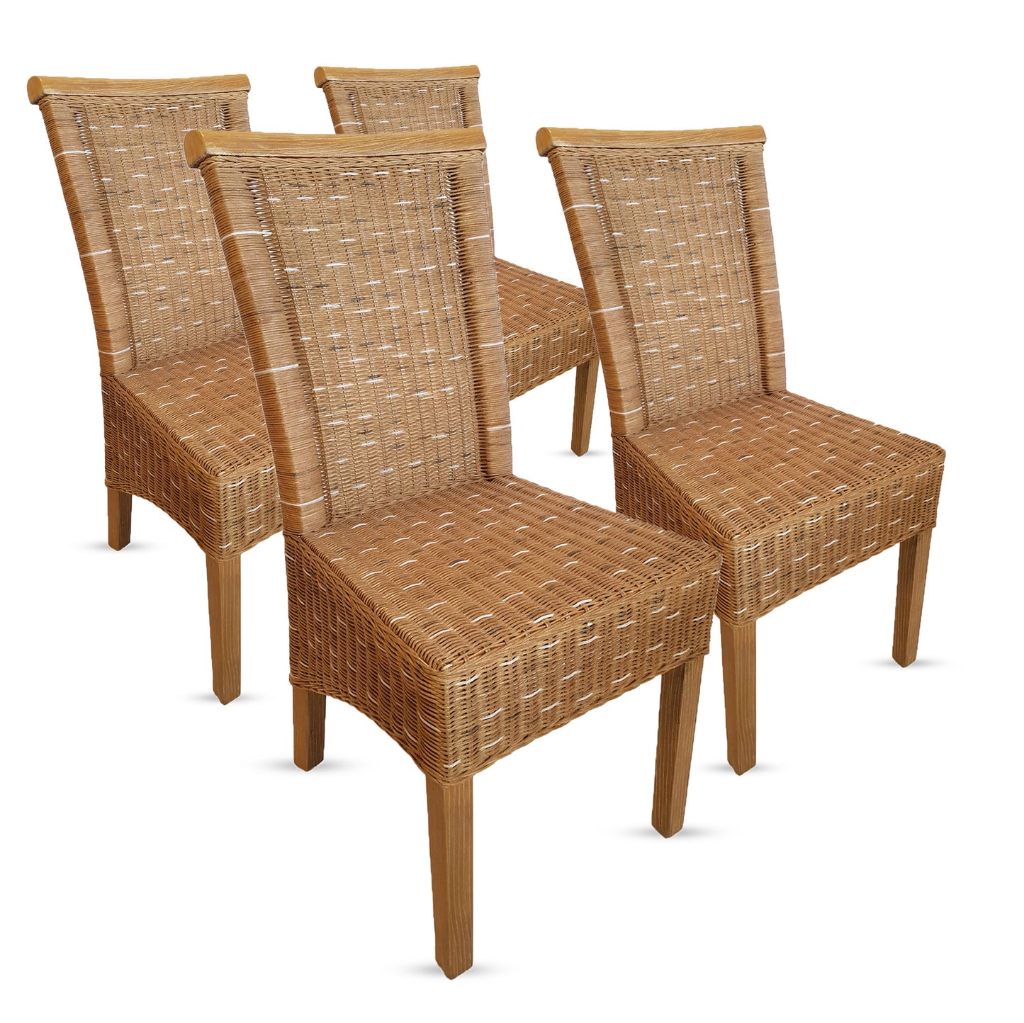 Rattan Esszimmerstuhl "Arvion" | ELYFLAIR®