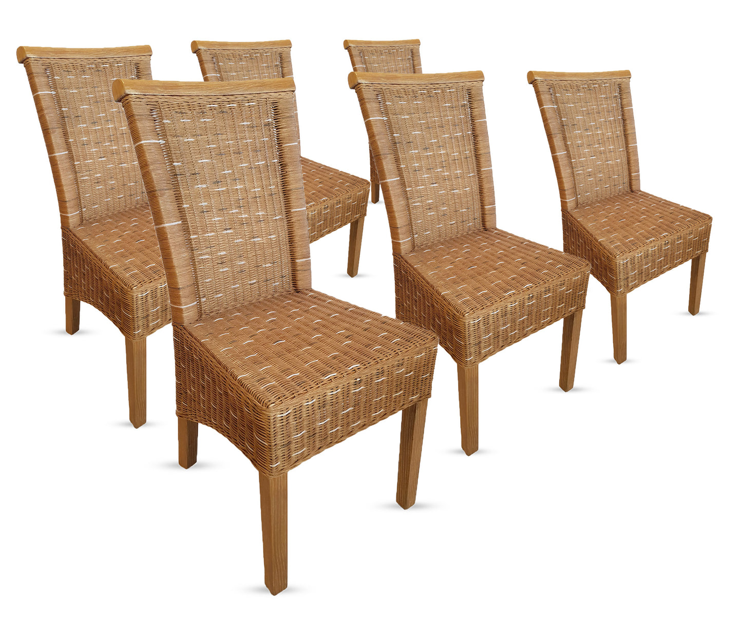 Rattan Esszimmerstuhl "Arvion" | ELYFLAIR®