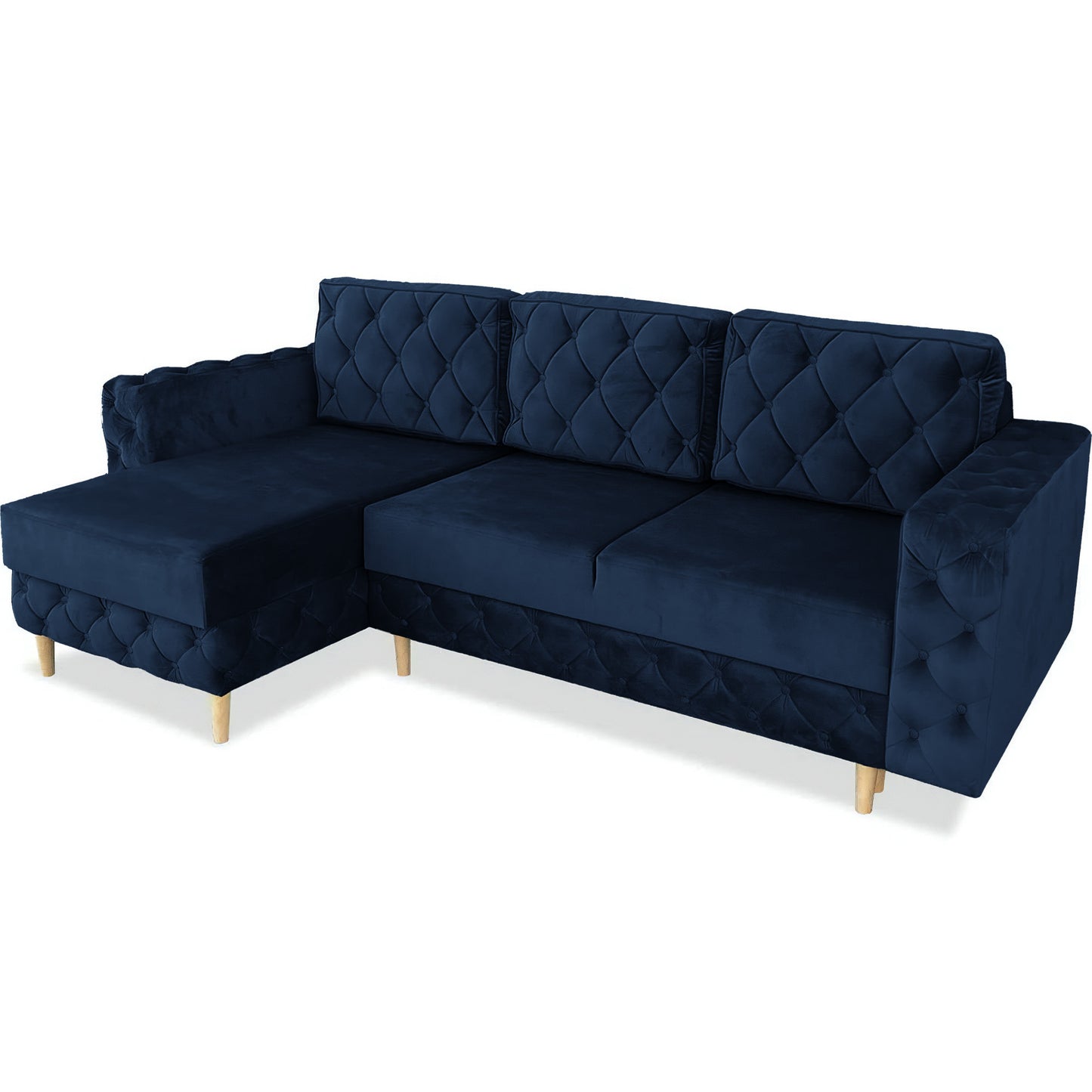 Chesterfield Ecksofa "Velora" mit Schlaffunktion | ELYFLAIR®