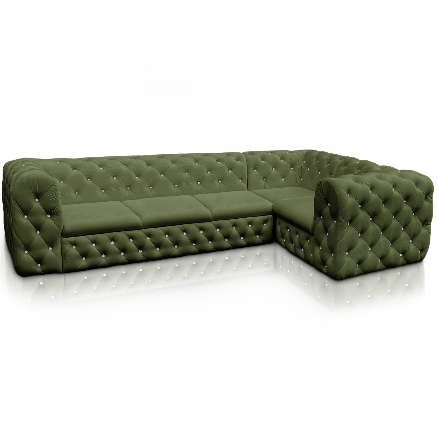 Chesterfield Ecksofa "Château Prestige" 3,11 x 1,90 | ELYFLAIR®