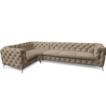 Chesterfield Ecksofa "Velvéria Royale" 323 x 202 cm | ELYFLAIR®